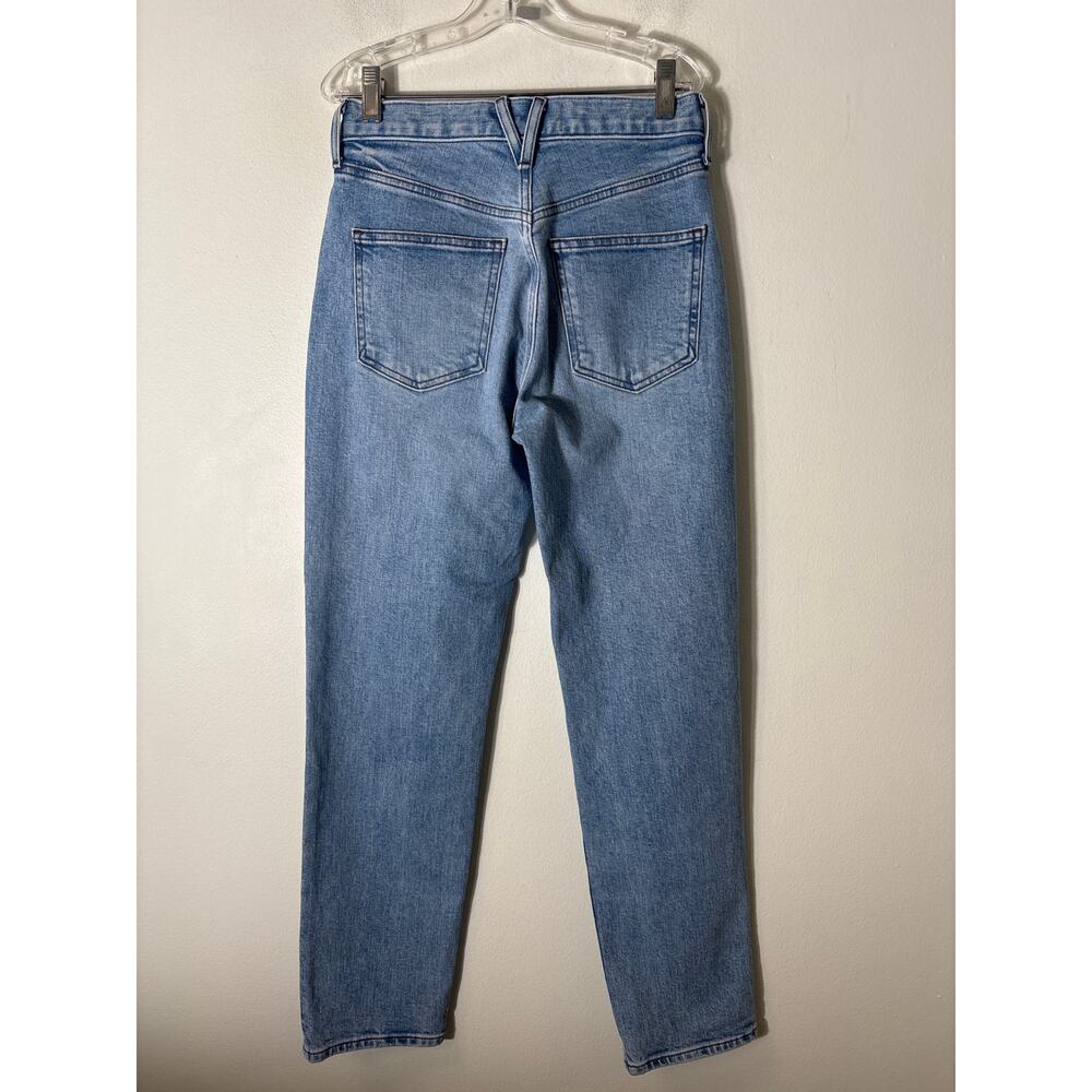 Veronica Beard Slim Straight High Rise Button Fly Denim Sz 25 - Picture 3 of 3